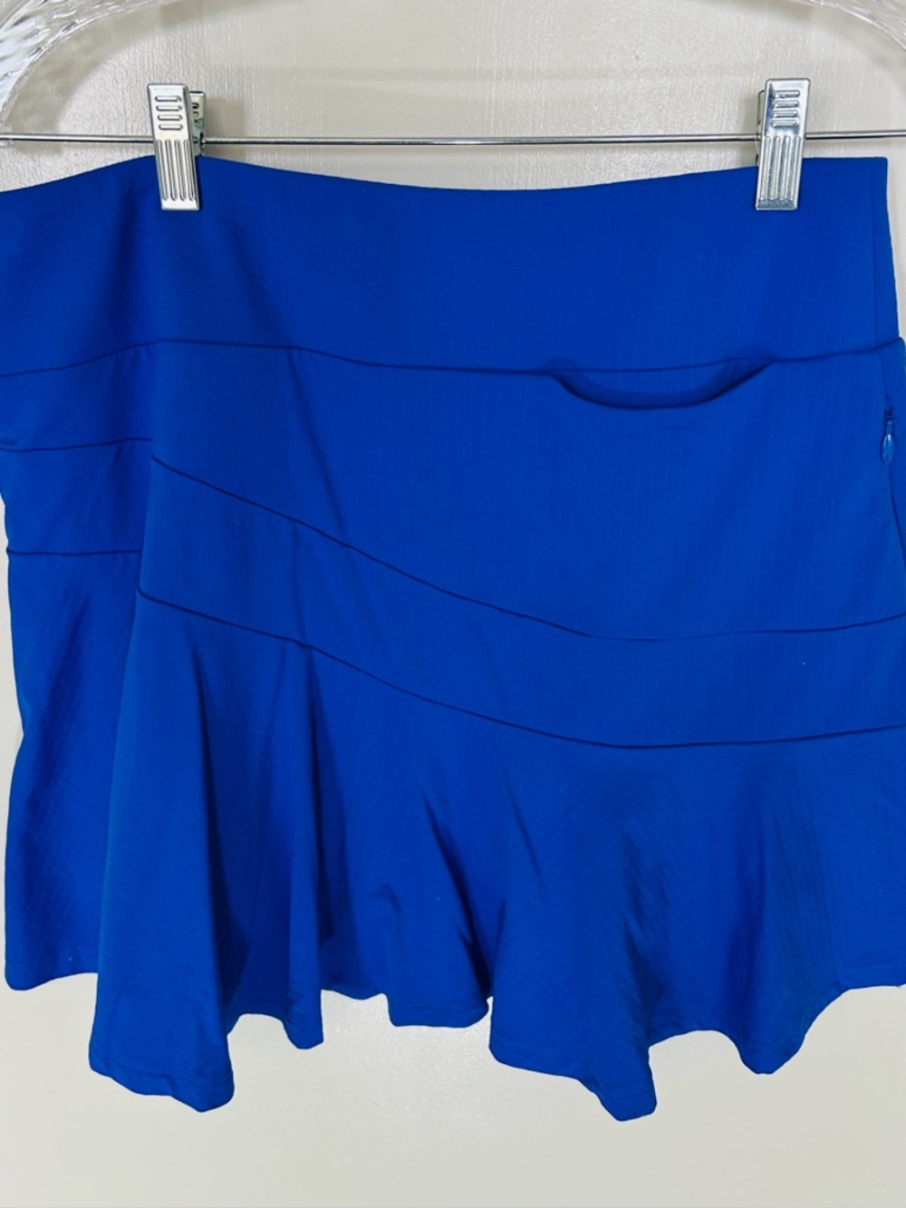 IBKUL Royal / Cobalt Blue Women's Flounce Tennis / Golf  / Pickleball Skort, M